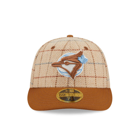 Toronto Blue Jays Herringbone Check Low Profile 59FIFTY Fitted Hat