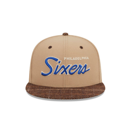 Philadelphia 76ers Traditional Check 9FIFTY Snapback Hat