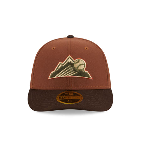 Colorado Rockies Velvet Fill Low Profile 59FIFTY Fitted Hat