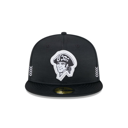 Pittsburgh Pirates 2024 Clubhouse Black 59FIFTY Fitted Hat