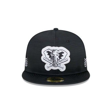 Oakland Athletics 2024 Clubhouse Black 59FIFTY Fitted Hat
