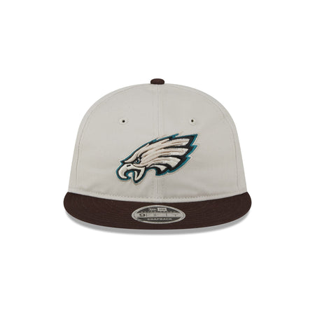 Philadelphia Eagles Two Tone Taupe Retro Crown 9FIFTY Snapback Hat
