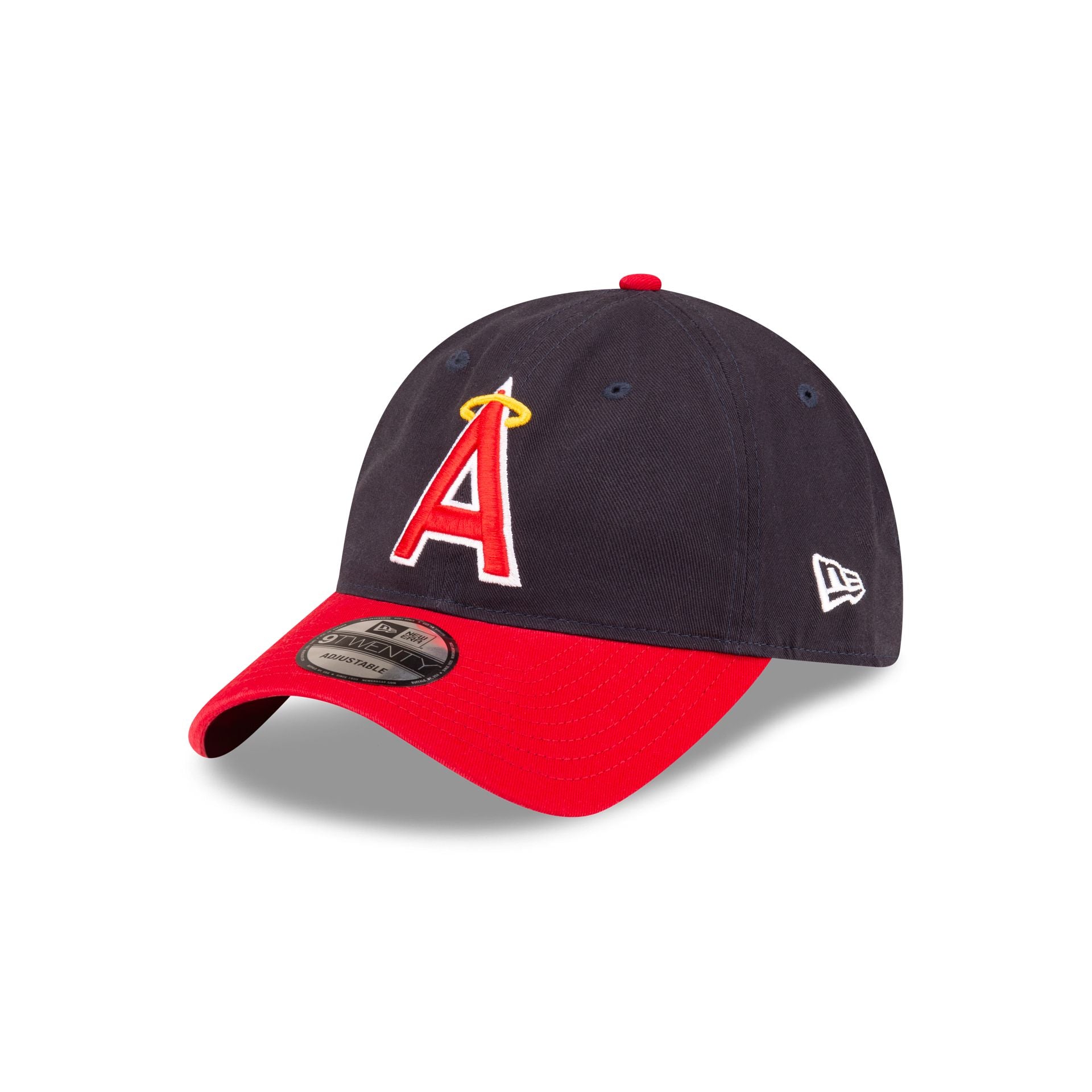 Men's New Era Navy/Red Los Angeles Angels Alternate 9TWENTY Adjustable Hat