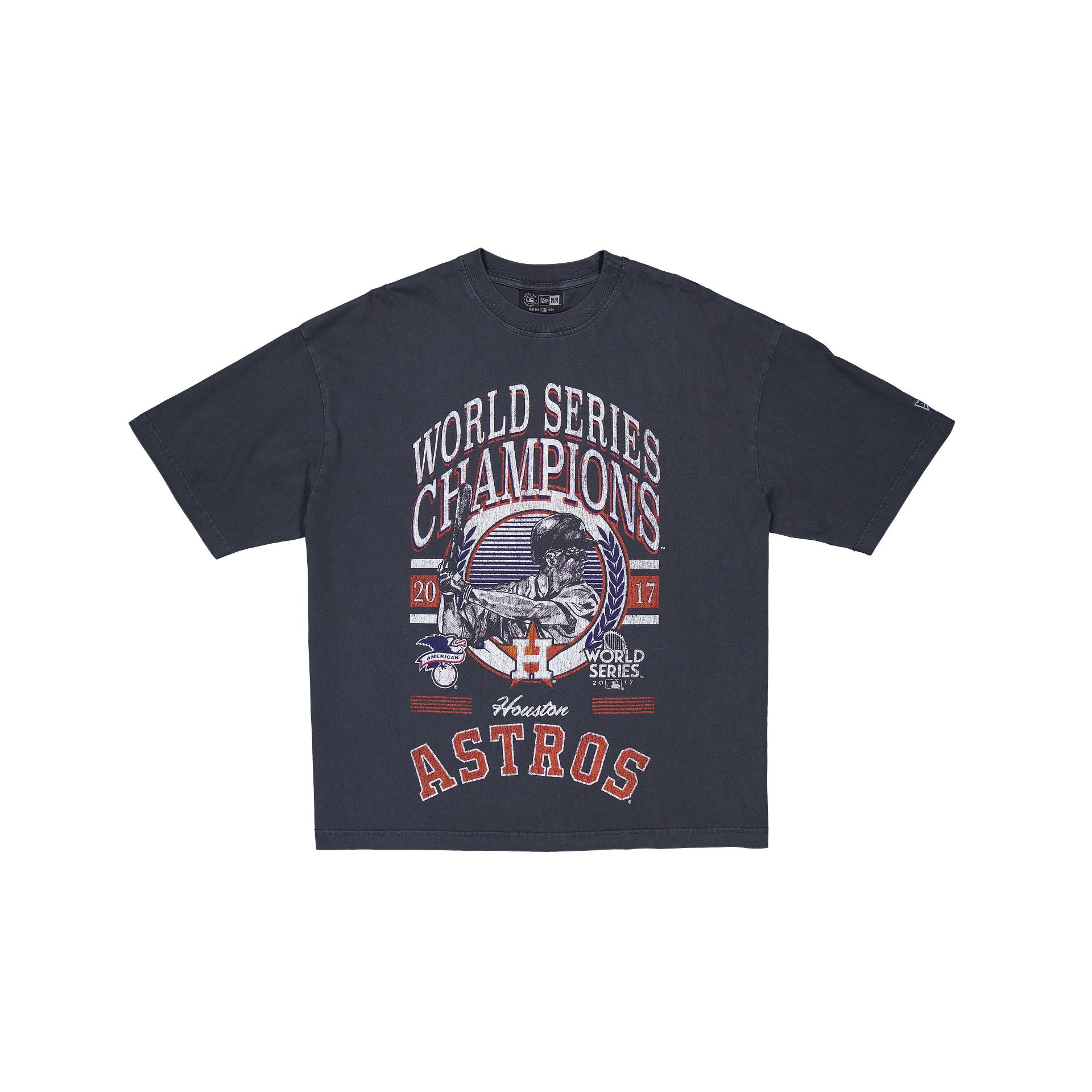 Houston Astros Black Sport Classics T-Shirt - Size: M, MLB by New Era