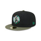 Boston Celtics Olive Visor 59FIFTY Fitted Hat