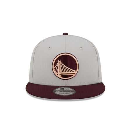 Golden State Warriors Mauve Visor 9FIFTY Snapback Hat