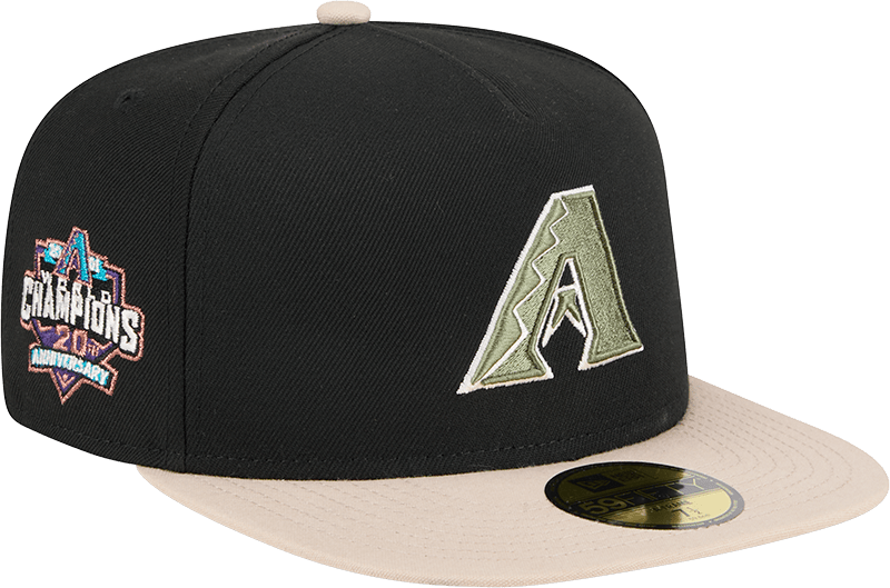 Arizona Diamondbacks Canvas 59FIFTY A-Frame Fitted Hat