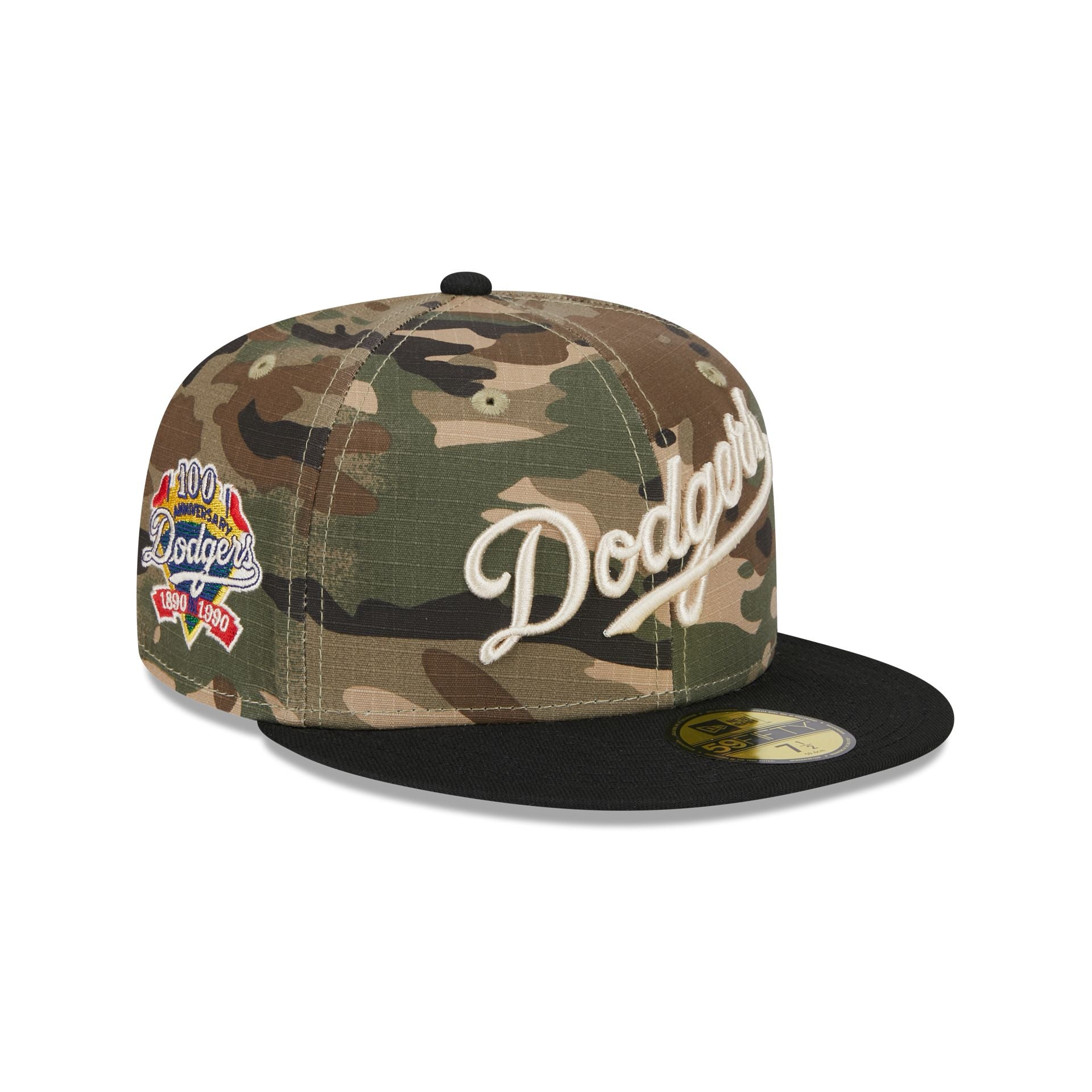 Los Angeles Dodgers Camo Crown 59FIFTY Fitted Hat – New Era Cap