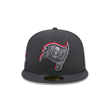 Tampa Bay Buccaneers 2024 Draft Gray 59FIFTY Fitted Hat