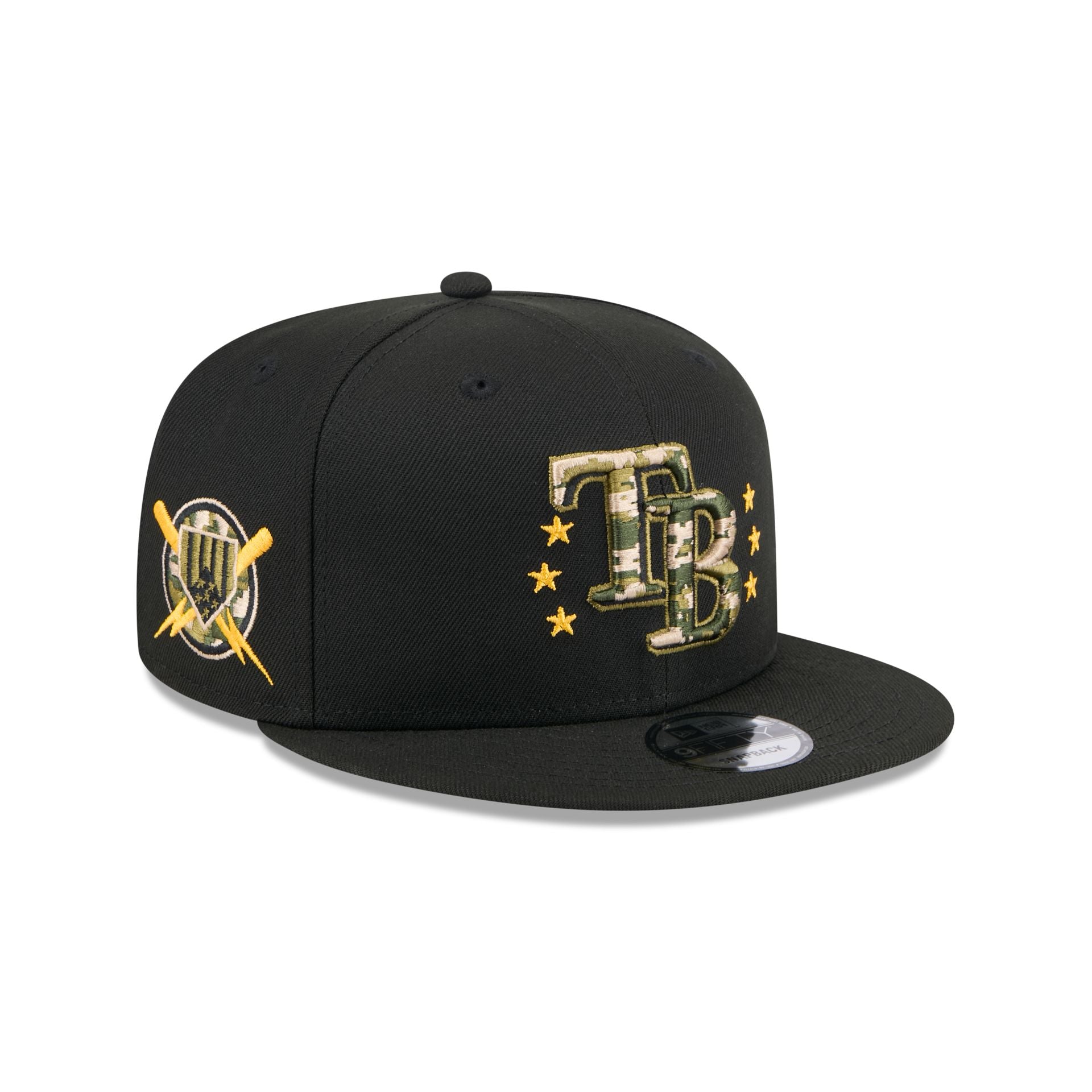 Tampa Bay Rays Armed Forces Day 2024 9FIFTY Snapback Hat New Era Cap