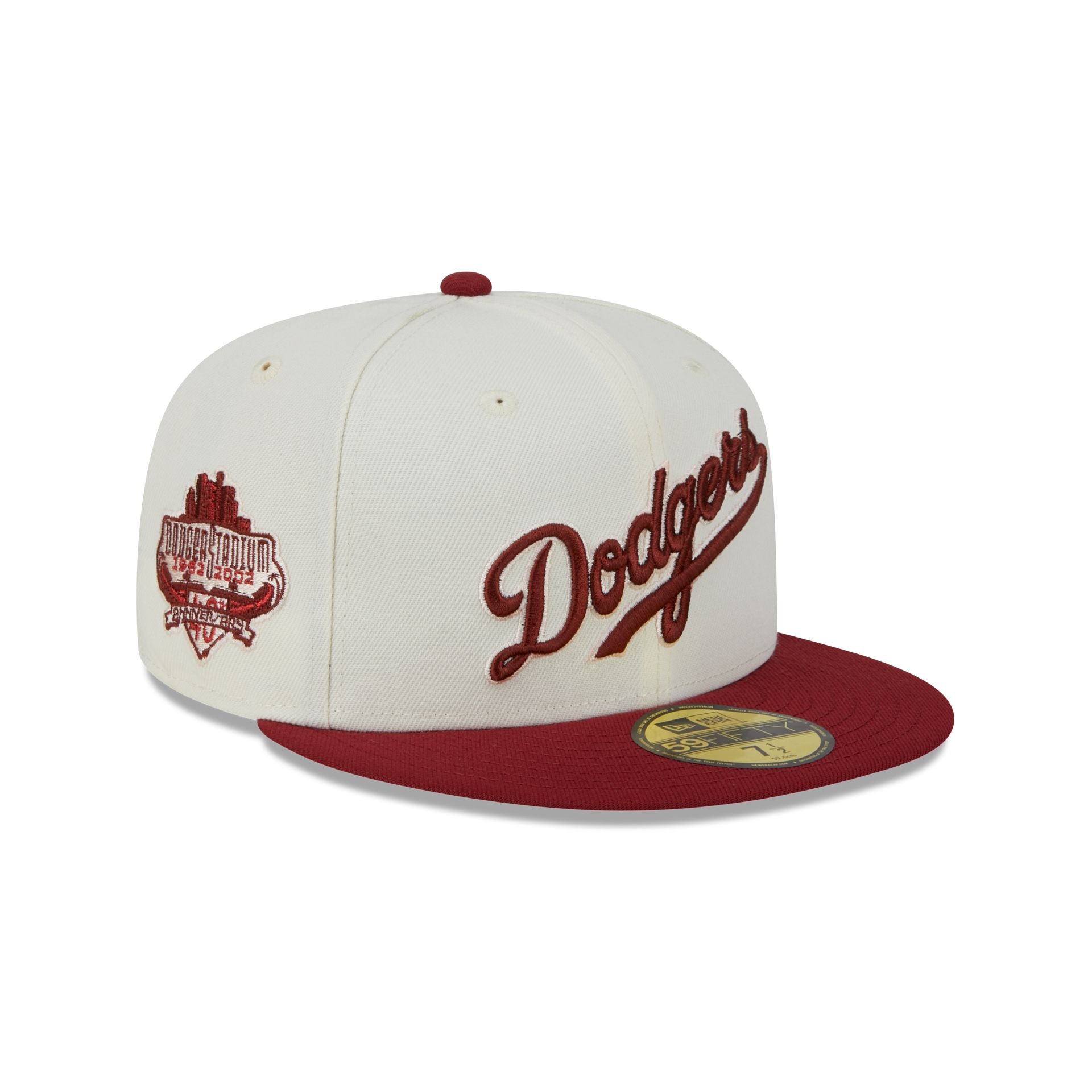 Los Angeles Dodgers Be Mine 59FIFTY Fitted Hat, White - Size: 8, MLB by New Era