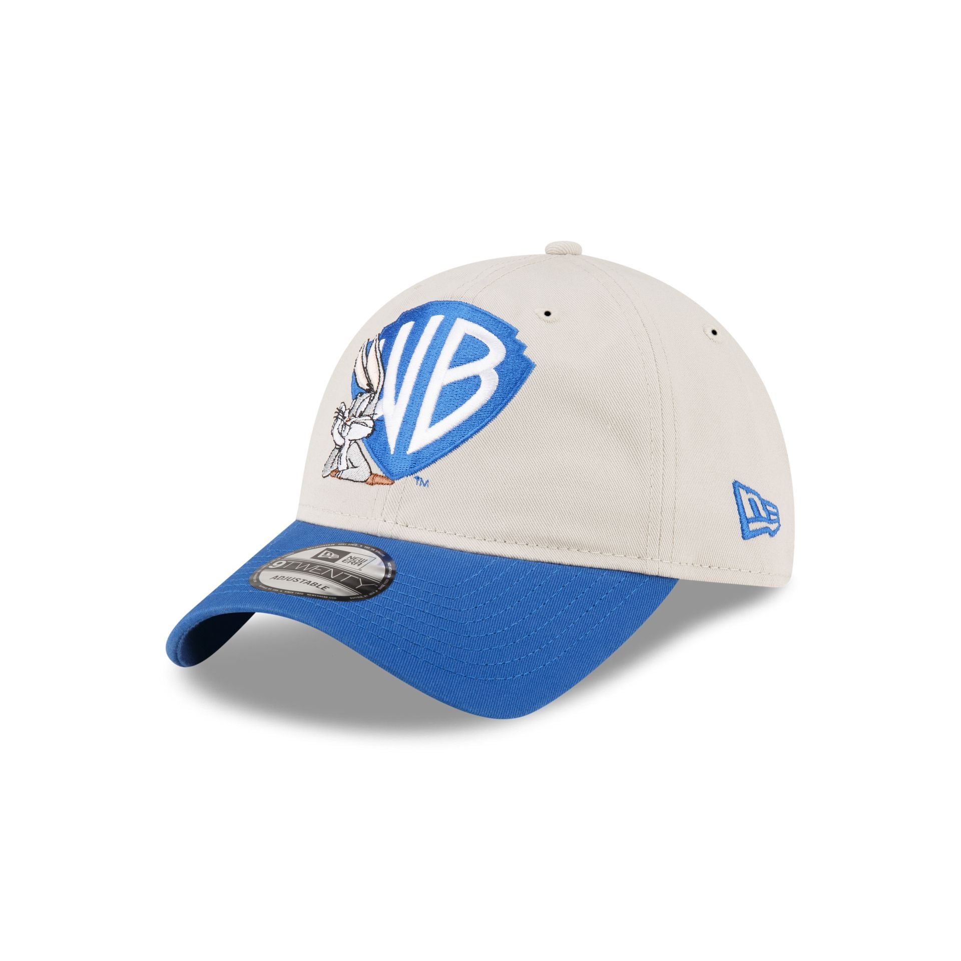 Warner Brothers Shield Pack 9TWENTY Adjustable Hat, White, by New Era