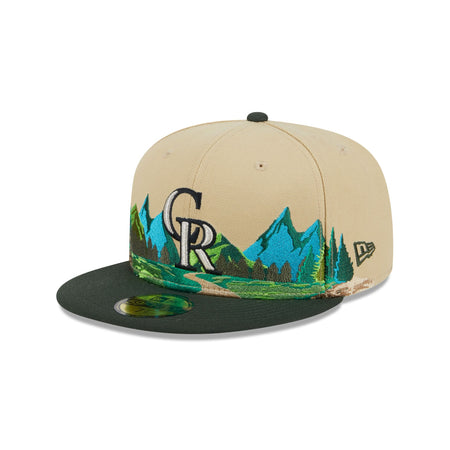 Colorado Rockies Team Landscape 59FIFTY Fitted Hat