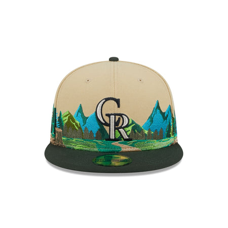 Colorado Rockies Team Landscape 59FIFTY Fitted Hat