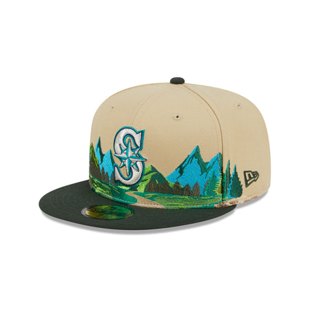 Seattle Mariners Team Landscape 59FIFTY Fitted Hat