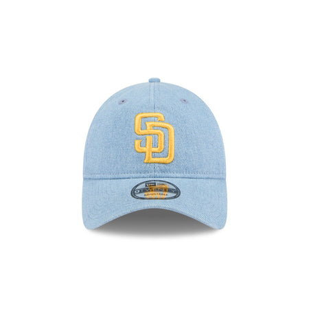 San Diego Padres Washed Denim 9TWENTY Adjustable Hat