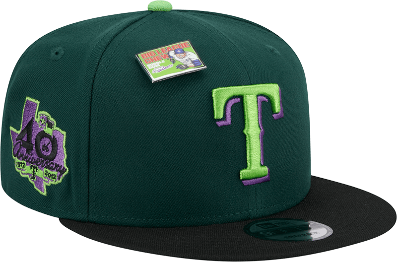 Big League Chew X Texas Rangers Sour Apple 9FIFTY Snapback Hat