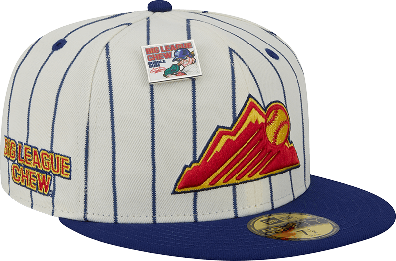 Big League Chew X Colorado Rockies Pinstripe 59FIFTY Fitted Hat