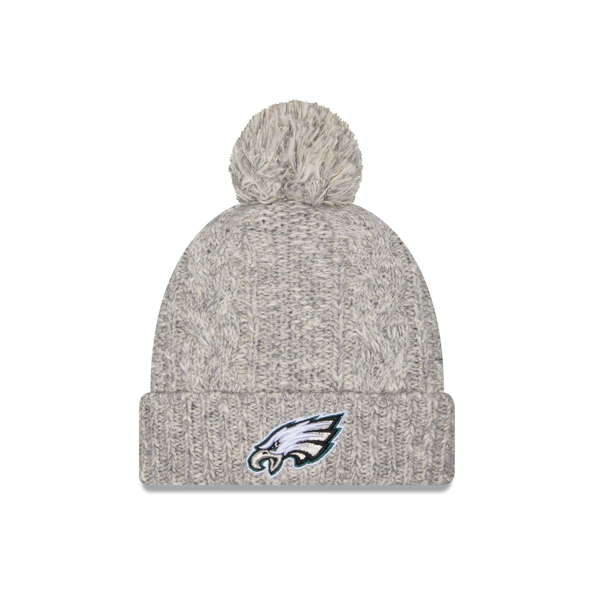 Philadelphia Eagles Shimmer Pom Knit Hat