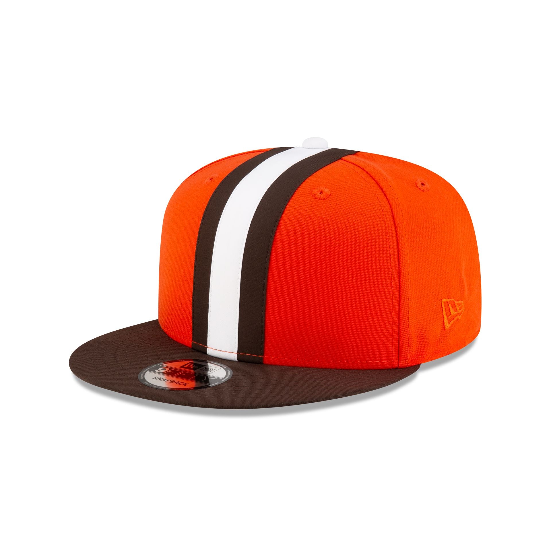 Cleveland Browns Helmet Pack 9FIFTY Snapback Hat, Orange, by New Era