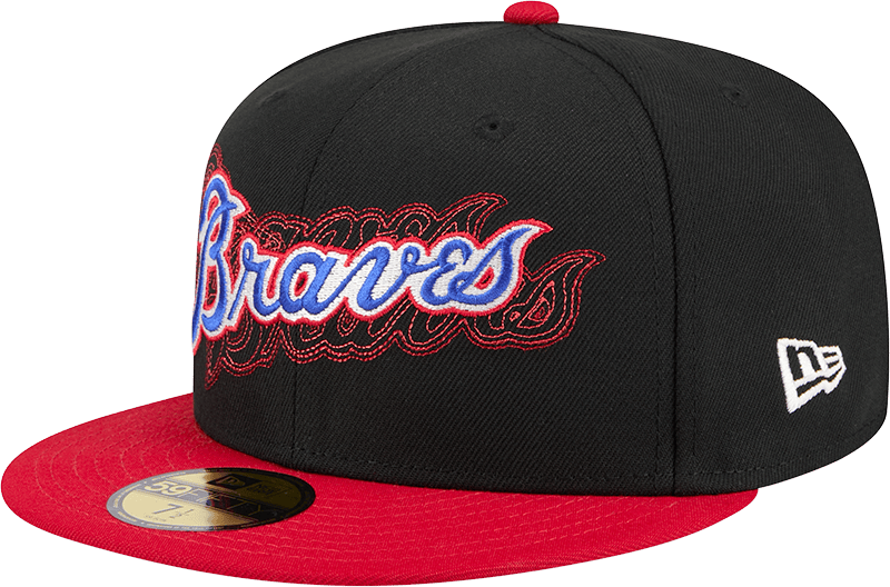 Atlanta Braves Shadow Stitch 59FIFTY Fitted Hat