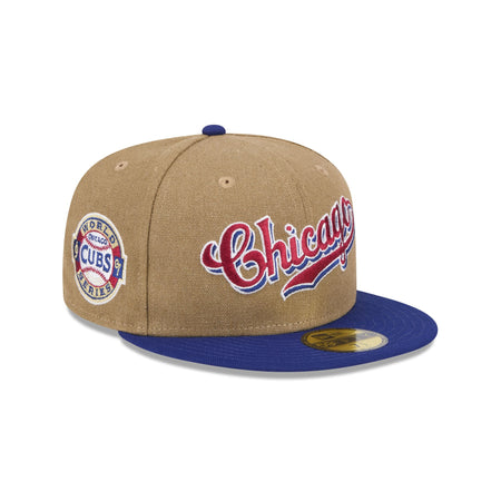 Chicago Cubs Canvas Crown 59FIFTY Fitted