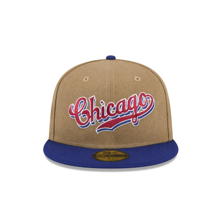 Chicago Cubs Canvas Crown 59FIFTY Fitted