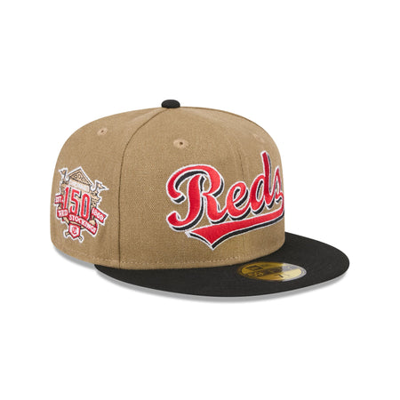 Cincinnati Reds Canvas Crown 59FIFTY Fitted