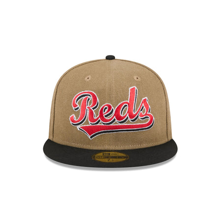 Cincinnati Reds Canvas Crown 59FIFTY Fitted