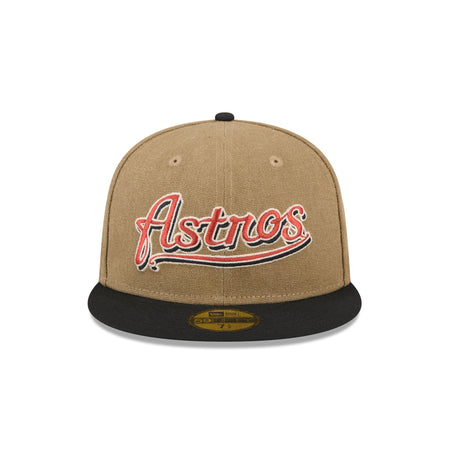 Houston Astros Canvas Crown 59FIFTY Fitted