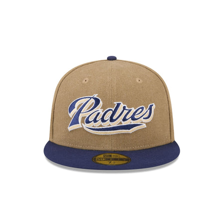 San Diego Padres Canvas Crown 59FIFTY Fitted