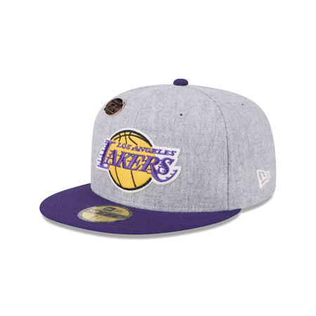 Los Angeles Lakers 70th Anniversary Gray 59FIFTY Fitted