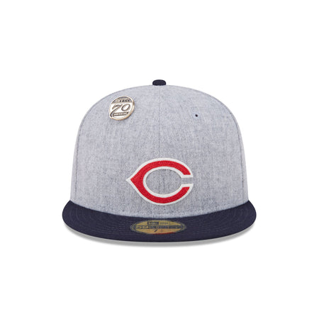 Cleveland Guardians 70th Anniversary Gray 59FIFTY Fitted