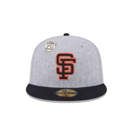 San Francisco Giants 70th Anniversary Gray 59FIFTY Fitted