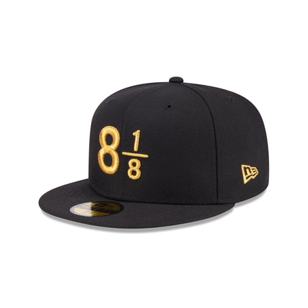 New Era Cap Signature Size 8 1/8 Black 59FIFTY Fitted