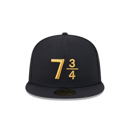 New Era Cap Signature Size 7 3/4 Black 59FIFTY Fitted