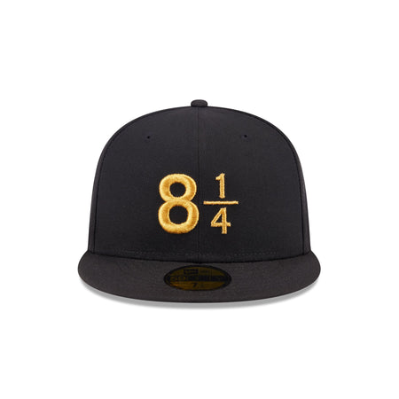 New Era Cap Signature Size 8 1/4 Black 59FIFTY Fitted
