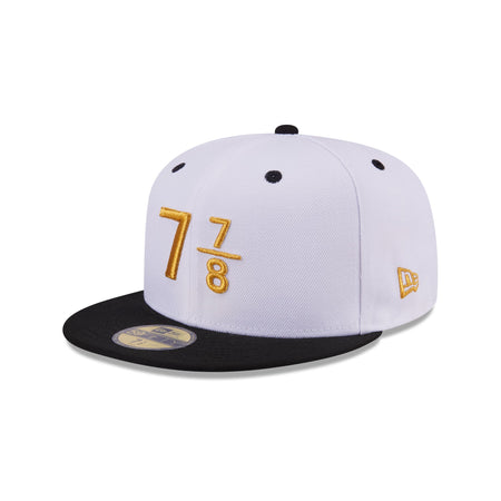 New Era Cap Signature Size 7 7/8 White 59FIFTY Fitted