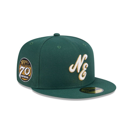 New Era Cap 70th Anniversary Green 59FIFTY Fitted