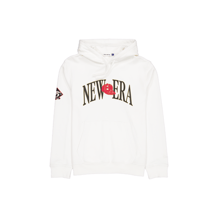 75th Retro College White Hoodie