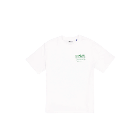 Sized Graphic College White T-Shirt
