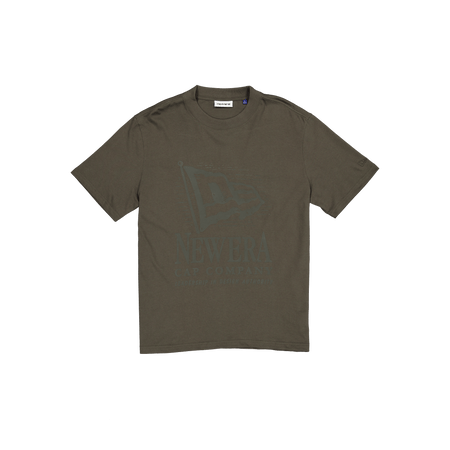 Stamped Graphic Dusty Charcoal T-Shirt