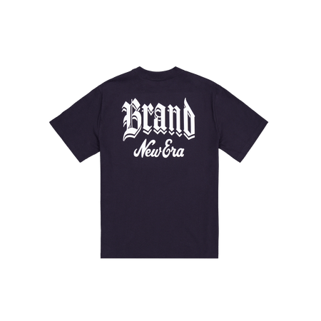 Blackletter Graphic Navy T-Shirt