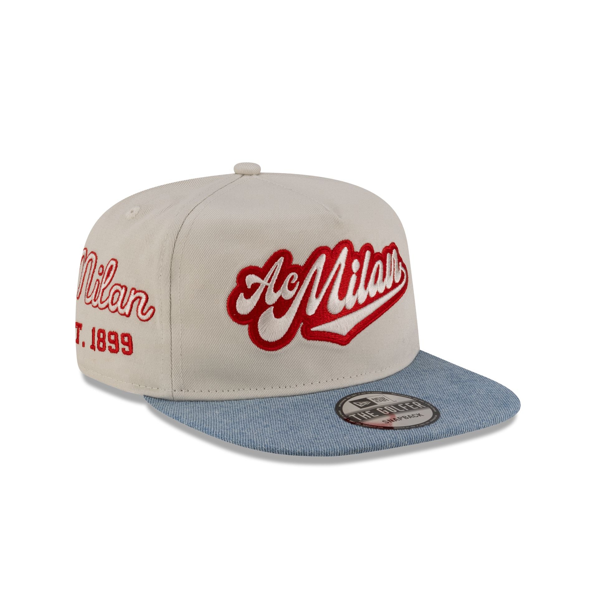 AC Milan Denim Visor Golfer Hat – New Era Cap