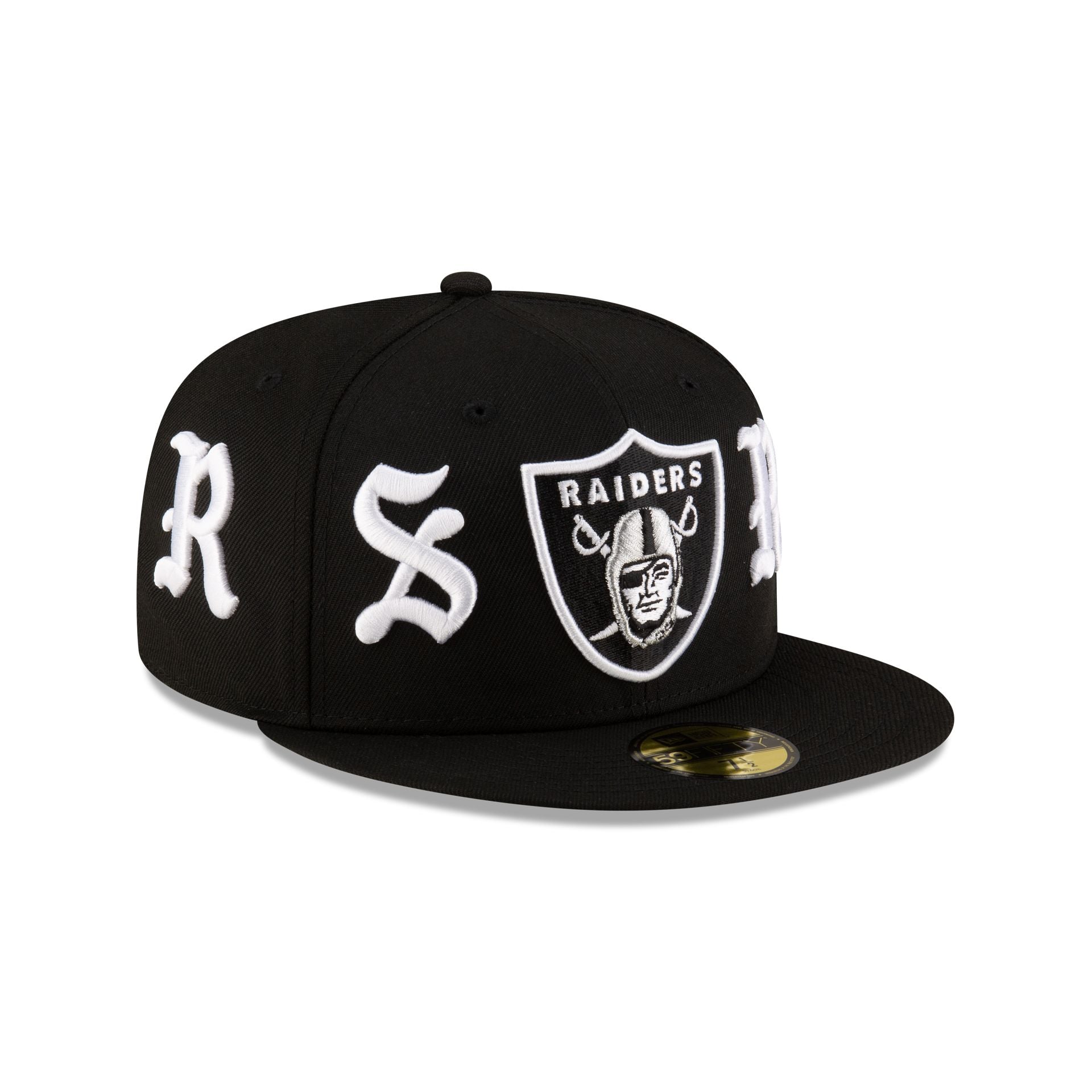 Born x Raised Las Vegas Raiders Wordmark 59FIFTY Fitted – New Era Cap