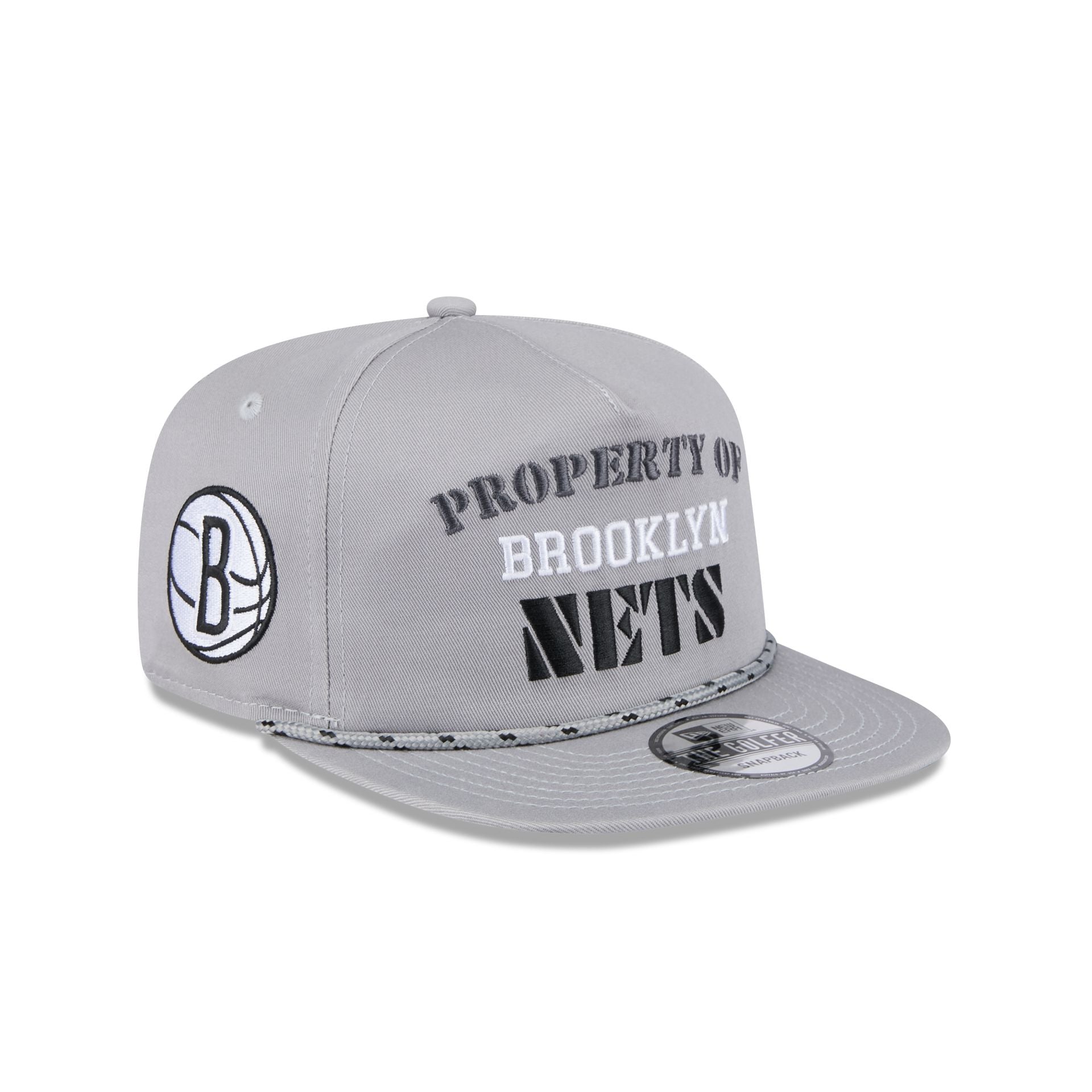 Brooklyn Nets Vintage Gray Rope Golfer Hat – New Era Cap