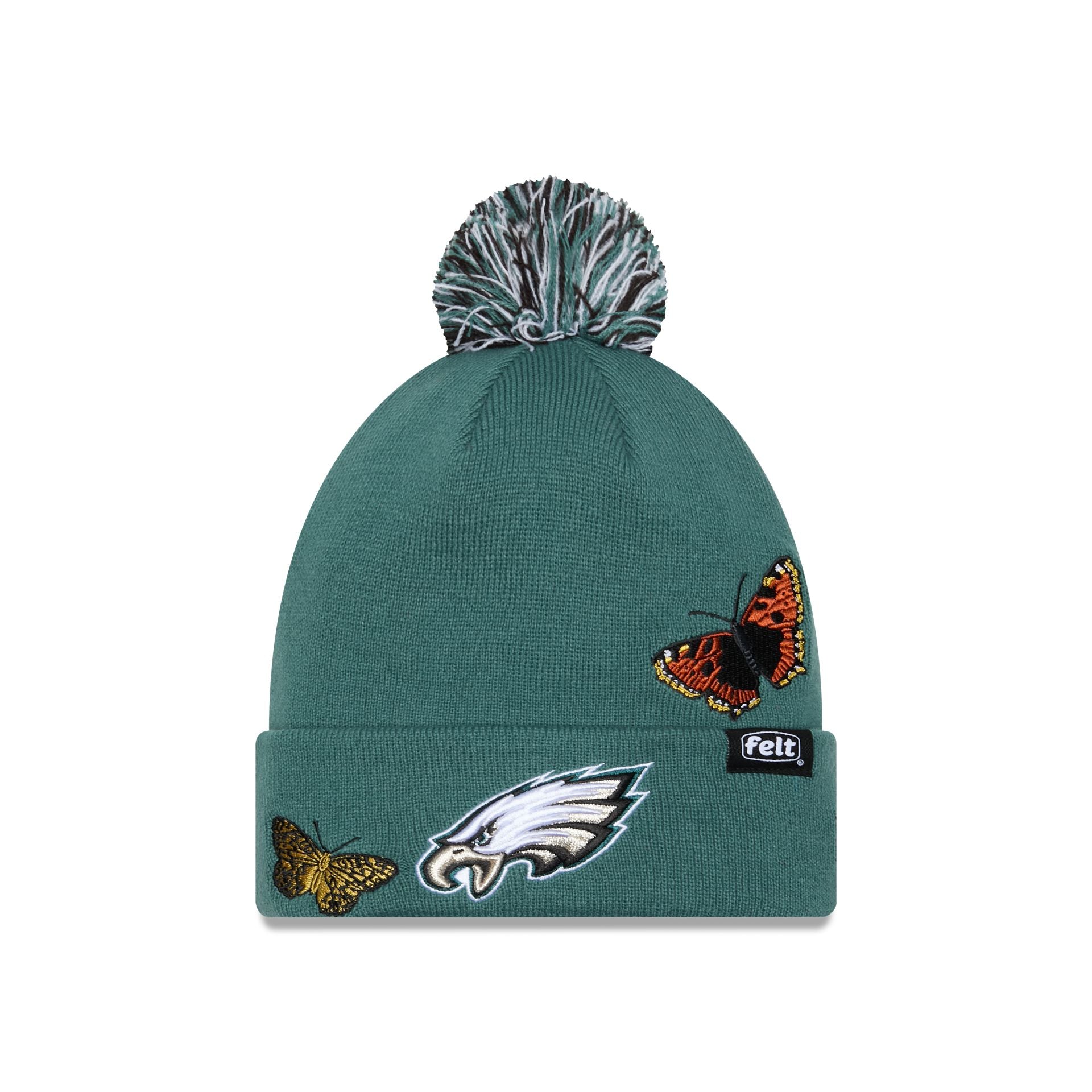 FELT x Philadelphia Eagles Pom Knit Hat1