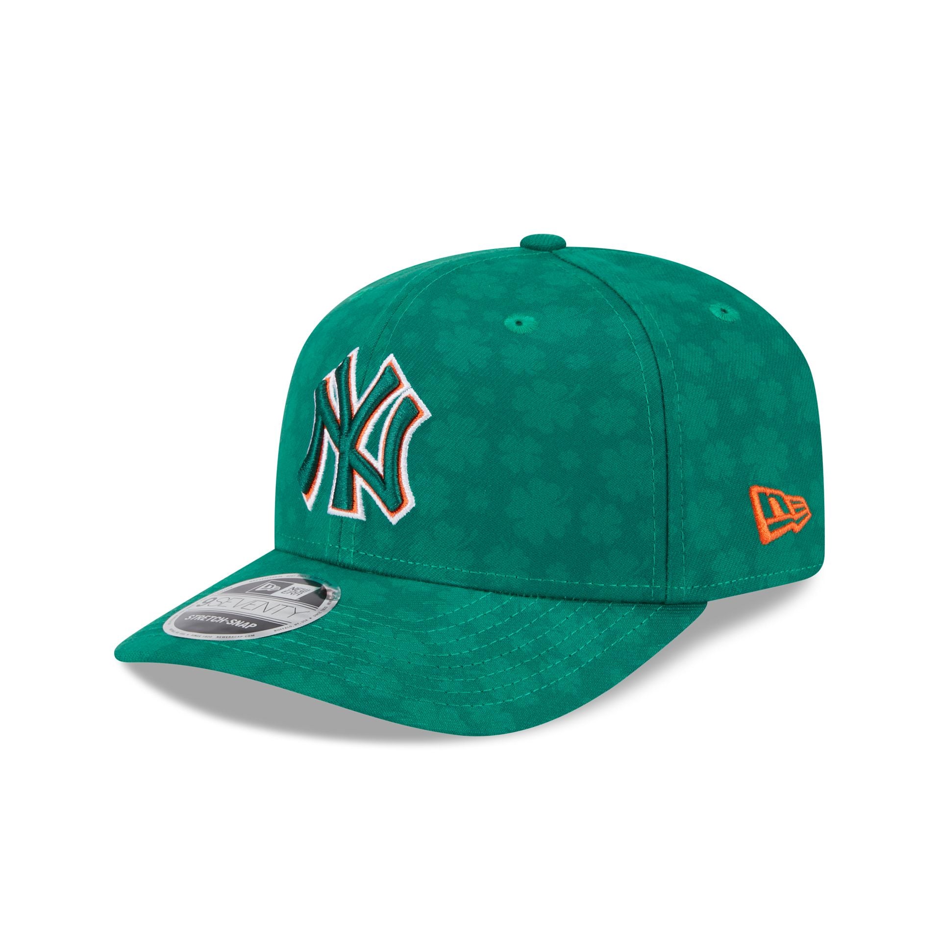 New York Yankees Patrick's Day 2025 9SEVENTY Stretch-Snap Hat