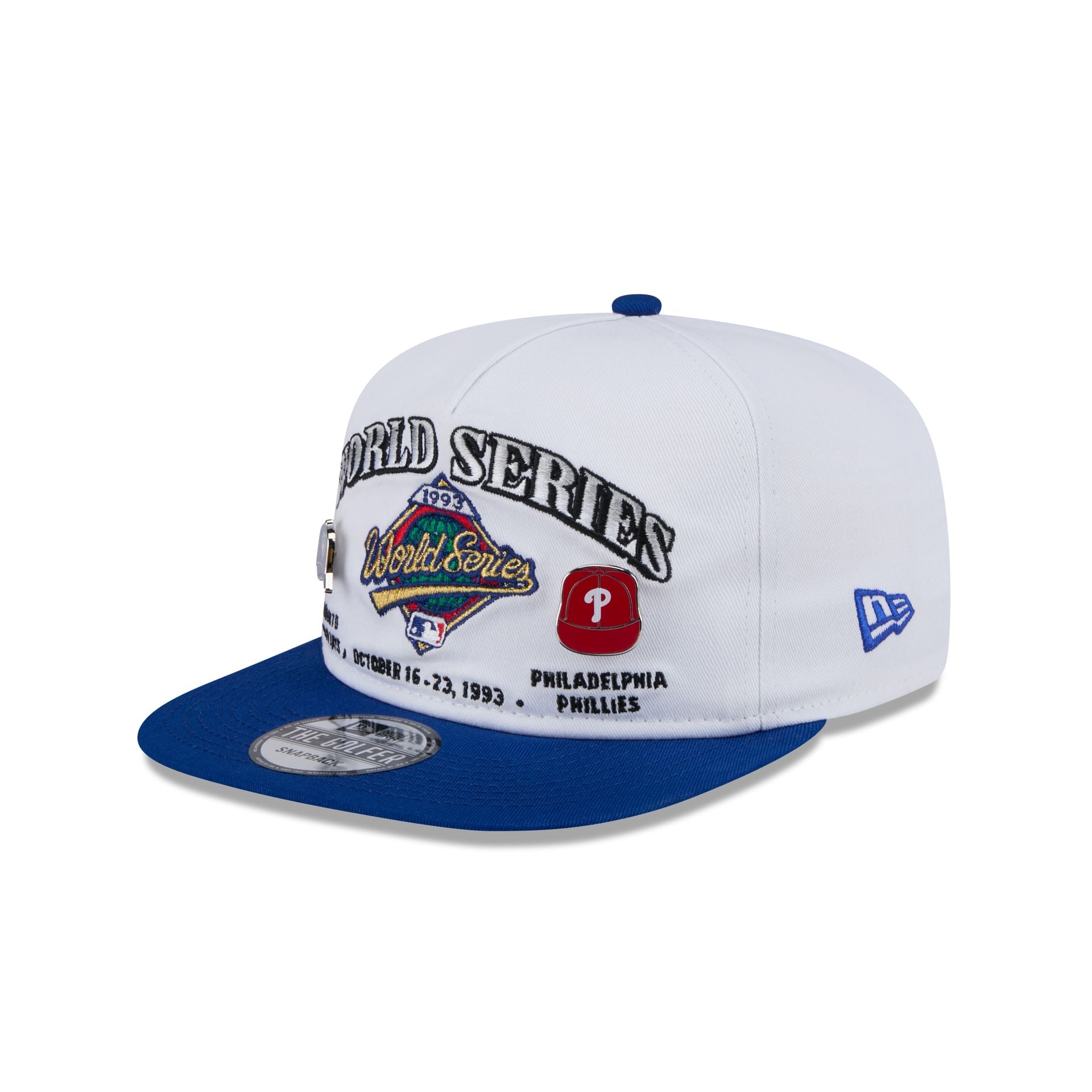 MLB World Series 1993 Championship Pin Golfer Hat – New Era Cap