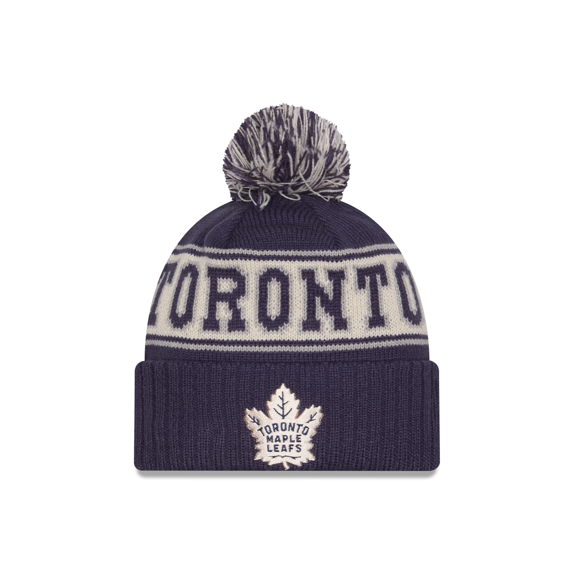 Toronto Maple Leafs Retro Pom Knit Hat – New Era Cap